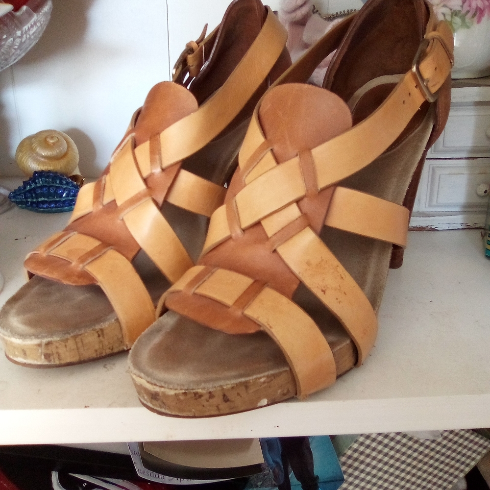 Cole Haan Women's Strappy Shoes 8B High Heels